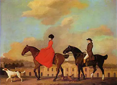 John and Sophia Musters Riding at Colwick Hall George Stubbs